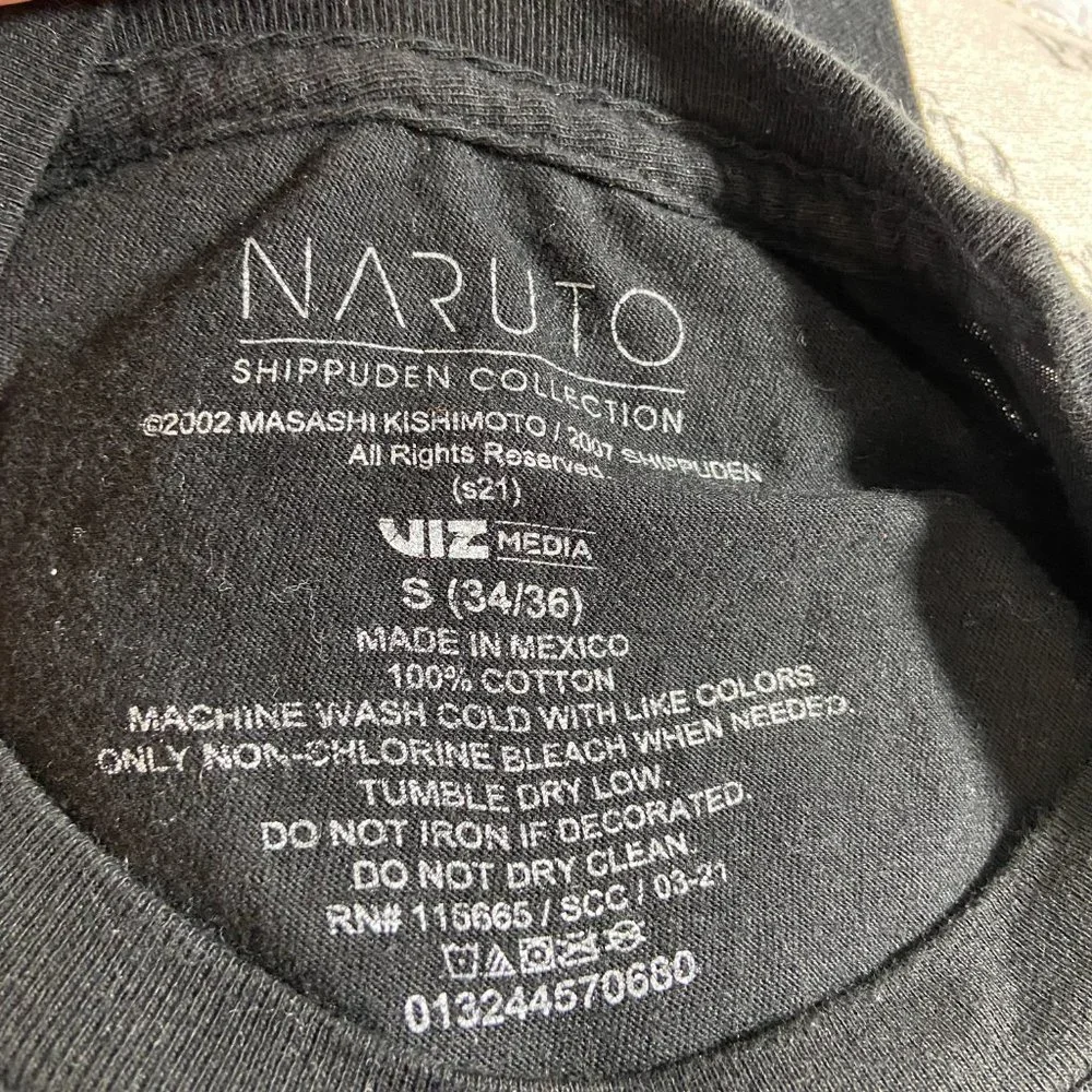 Vintage Naruto Shippuden Collection Ichiraku Ramen Shop T shirt 2002 Anime - Picture 7 of 7